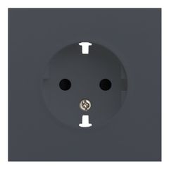 Лицевая панель для розетки 2к+з, красный